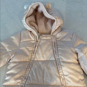 GAP Kids Shimmering  Cream Puffer snow suit